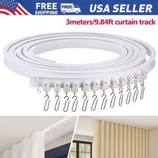 9.84ft 3M Flexible Bendable Ceiling Curtain Track For Room Divider RV Curtain