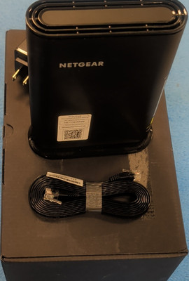 NETGEAR NETGEAR99 Wireless Router Black 4 Ethernet Ports w/ Adapter & Cable