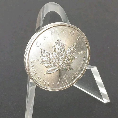 2025 Canadian Silver Maple Leaf 1oz .9999 King Charles III Effigy BU
