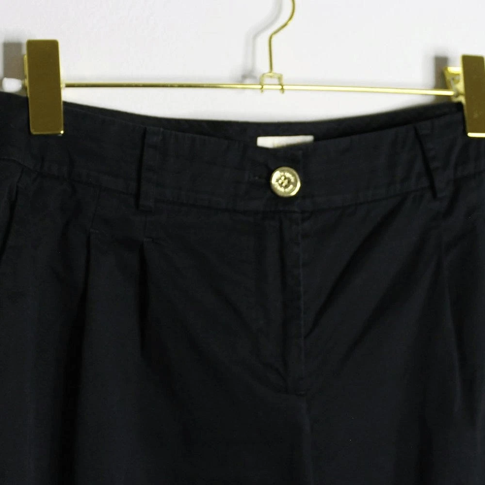 Pantaloni eleganti chino Kate Spade neri vita media 10