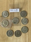 40% Silver Lot, Kennedy Half Dollars, $4 face value