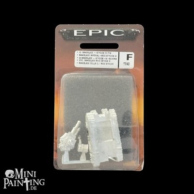 Epic 40k Imperial Guard Baneblade 8TYGIE8 IV PTN Astra Militarum OOP Blister Rar