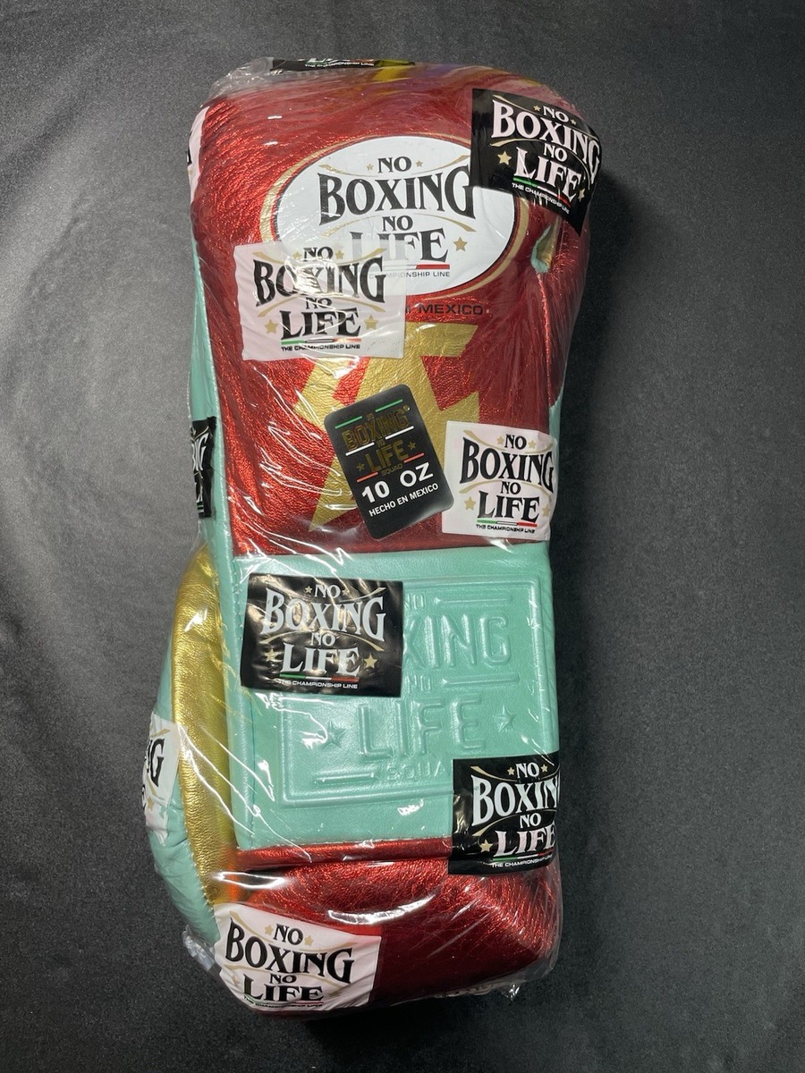 NO BOXING NO LIFE 10ozグローブ NO BOXING NO LIFE Boxing Gloves 10oz MetallicBlack/Gold Lace