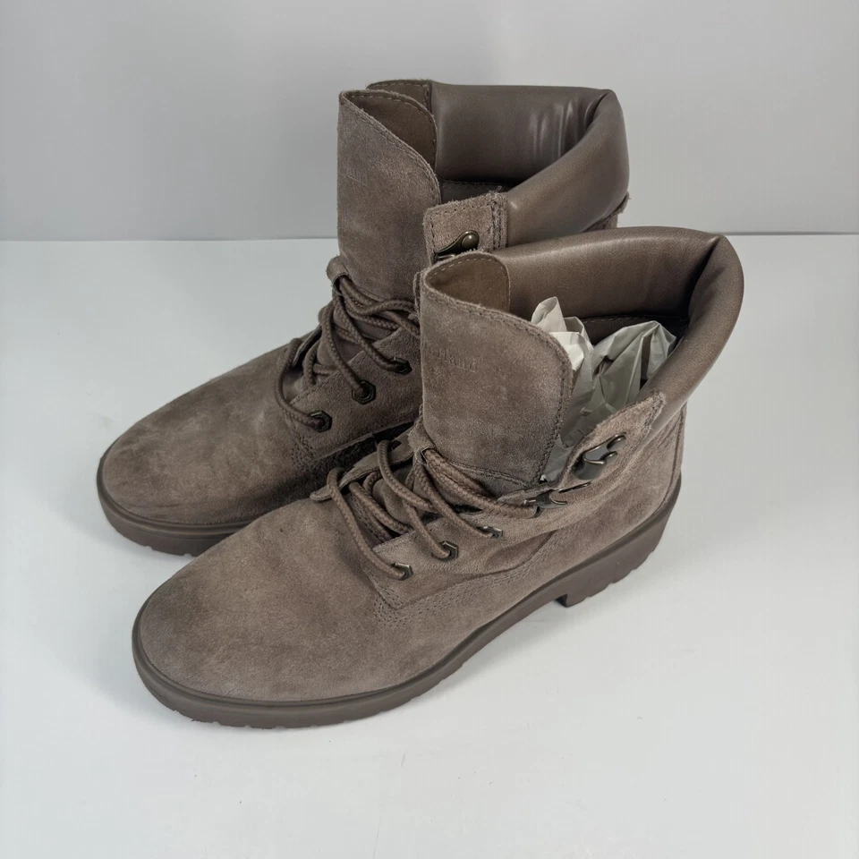 Timberland Carnaby Cool 6 pulgadas botas impermeables para mujer EE. UU. 9 gamuza topo A1SKB Foto 2 de 4