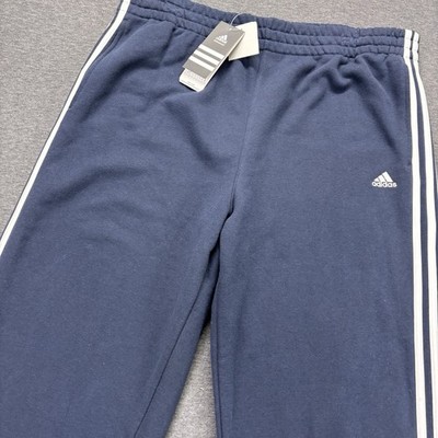 Adidas Attitude Fleece Performance Joggers Sweatpants Mens XL Blue White NEW