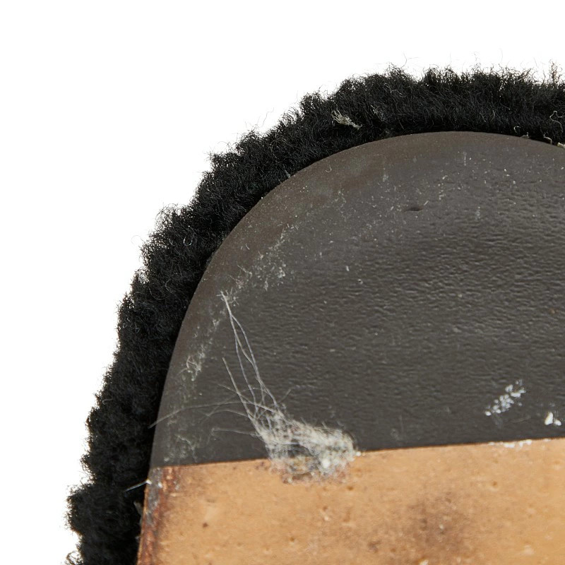 GUCCI Interlocking G Sandals Size: 9 Black Beige Boa Women's GUCCI thumbnail 8