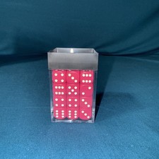 Dice D6 Set Of 36 12mm Pink W/White Pips 40K D&D Warhammer Fantasy