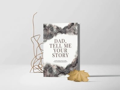 Dad Tell Me Your Story - Guided Memory Journal & Andenken Buch Vatertagsgeschenk