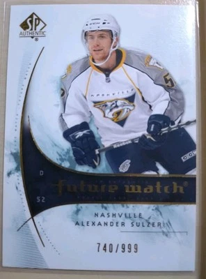 Alexander Sulzer Future Watch /999 Nashville Predators - Upper Deck 2009-10 NHL - Bild 1 von 2