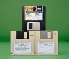 Floppy disk vintage backing tracks file canzoni midi per lettori tastiere 