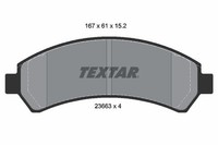 Textar Bremsbelagsatz Chevrolet 2366301