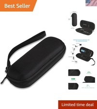 Portable Black Hard Case for Digital Recorders  Accessories - Scratch-Resistant