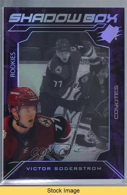 2020-21 SPx Shadow Box Rookies Victor Soderstrom #SB-15 Rookie RC READ 0pz2