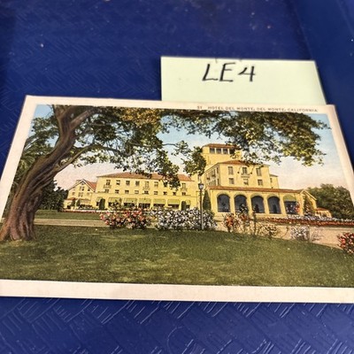 Hotel Del Monte CA California Monterey Peninsula Vintage Antique Postcard LE4