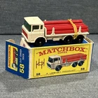Matchbox Lesney No. 58 Daf Girder Truck 1968 Vintage Original Box Black Wheels