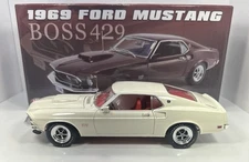 ACME/TOMS GARAGE 1/18 Scale 1969 FORD MUSTANG BOSS 429”WHITE / RED VERSION”150 