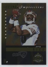 1998 Pinnacle Mint Collection Lasting Impressions Jerry Rice #10 HOF 2s1