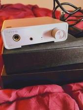 Topping DX1 USB HiFi DAC AMP Headphone Amplifier Silver Excellent Condition