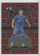 2023-24 Panini Select La Liga Terrace Red Prizm Nemanja Maksimovic #33 1k9y