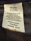 TALBOTS Chatham Size 6 Navy Blue Ankle Pants Cotton Rayon Spandex work  — photo 4