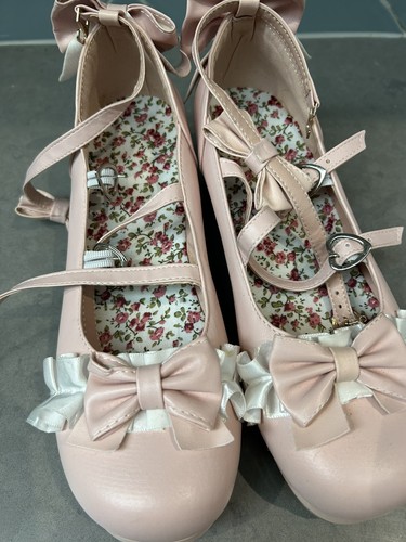 Lolita Style Pink Shoes Size 40 - Picture 7 of 19