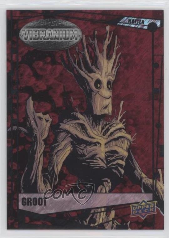 2015 Upper Deck Marvel Vibranium Molten Vibranium 201/299 Groot #71 0ad