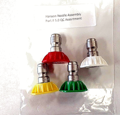 #ad Pressure Washer 1 4quot; quick connect nozzle assortment 5.0 Orifice Size $22.95