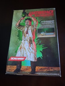 LEATHERFACE - 1990 Texas Chainsaw Massacre Model Kit - SCREAMIN’ - Horror Rare