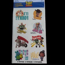 Disney Pixar Toy Story 4 Tattoos Birthday Decorations Party Favor NEW
