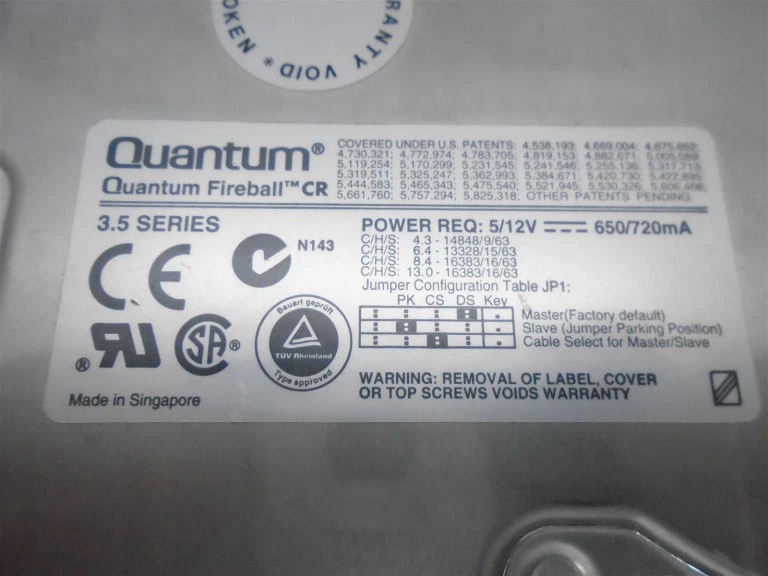 QUANTUM CR43A013 DRIVE - Image 4 of 4