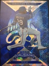 2025 Crusade Baseball Crusade Blue Cracked Ice Parallel Singles - You Choose