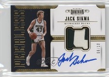 2017 Panini Dominion Peerless Jersey Gold 8/10 Jack Sikma #PJ-JSK Auto HOF 5xx