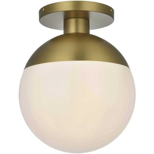 Living District LD6056SG Eclipse Flush Mount Satin Gold - Picture 3 of 9