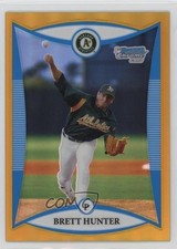 2008 Bowman Draft Prospects Chrome Gold Refractor 7/50 Brett Hunter #BDPP34 i6j
