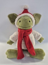 Jellycat Christmas Grizzo Gremlin Retired Plush Toy Excellent Condition 