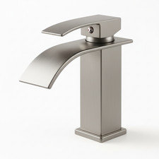 Single Handle Bathroom Faucet Lavatory Faucet Stainless Steel Single Hole-TP,