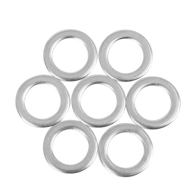 #ad 55pcs M8 x 13mm x 1mm Flat Washer Stainless Steel Car Fastener Sealing Gaskets $11.67