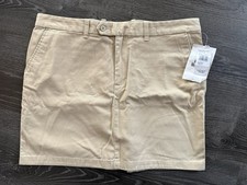 NWT Ralph Lauren Sport Skirt Womens Size 14 Dune Tan Chino Adjustable Waist
