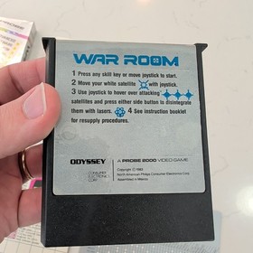 War Room (ColecoVision, 1983) Box, Manual, Overlays, Inserts, Cartridge - Tested