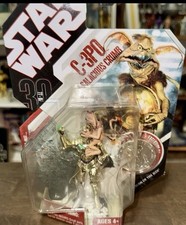 Star Wars 30th Anniversary C-3PO & Salacious Crumb carded 2007 TAC Jabba Barge