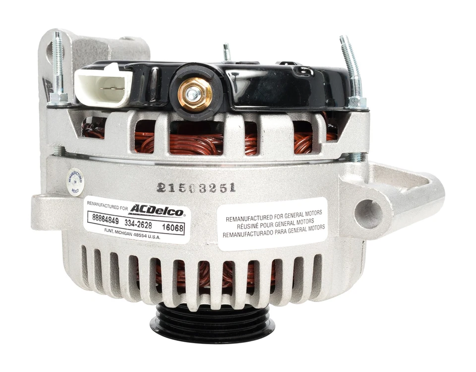 Alternador automotriz ACDelco 334-2628 nuevo 2005 2006 2007 Ford Focus Aftermarket Foto 2 de 4