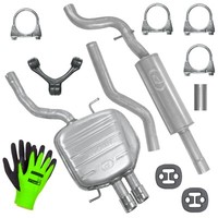 SchalldäMpferset Auspuff FüR Volkswagen Passat B6 Limo, Kombi 2.0 TDI 05-10