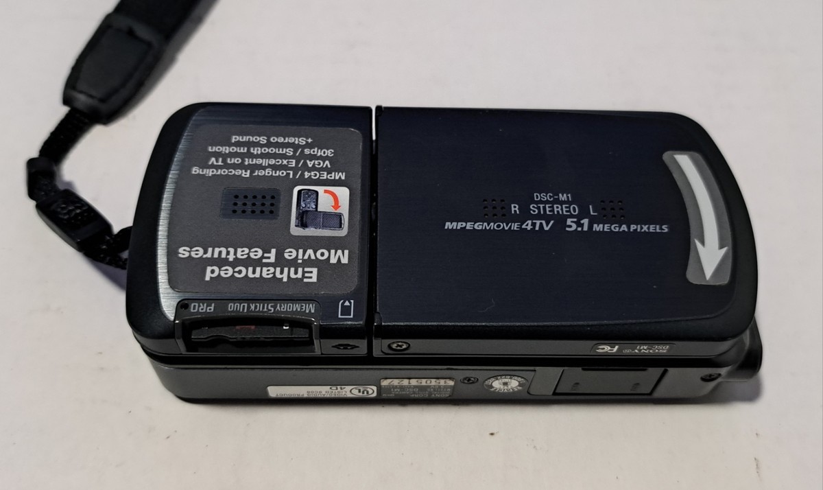 Sony Cyber-shot DSC-M1 5.1MP Digital Camera - Black for sale
