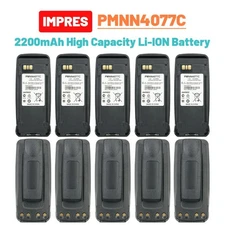 10PC PMNN4077C Radio IMPRES Battery For Motorola XPR6550 XPR6500 XPR6300 XPR6350