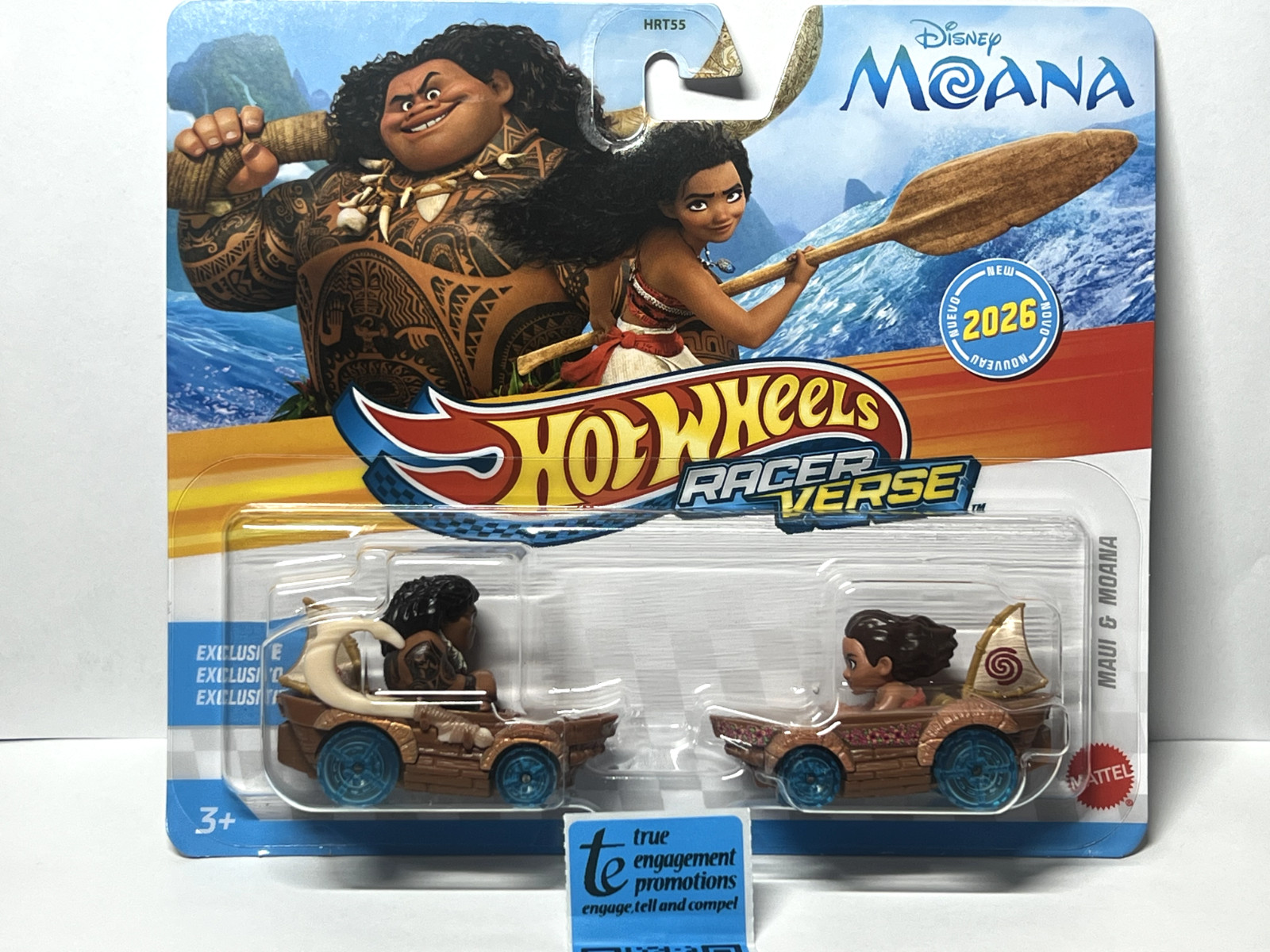 Hot Wheels RacerVerse 2 Packs- Disney, LooneyTunes, Marvel, 