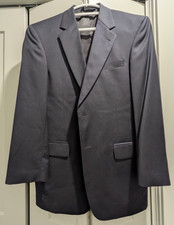 Jos A Bank Dark Navy 38R Fit 100 Wool Blazer Sport Coat Suit Jacket 2 Button