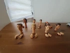 Vintage Lot Johnny West Replacement Heads With Hands