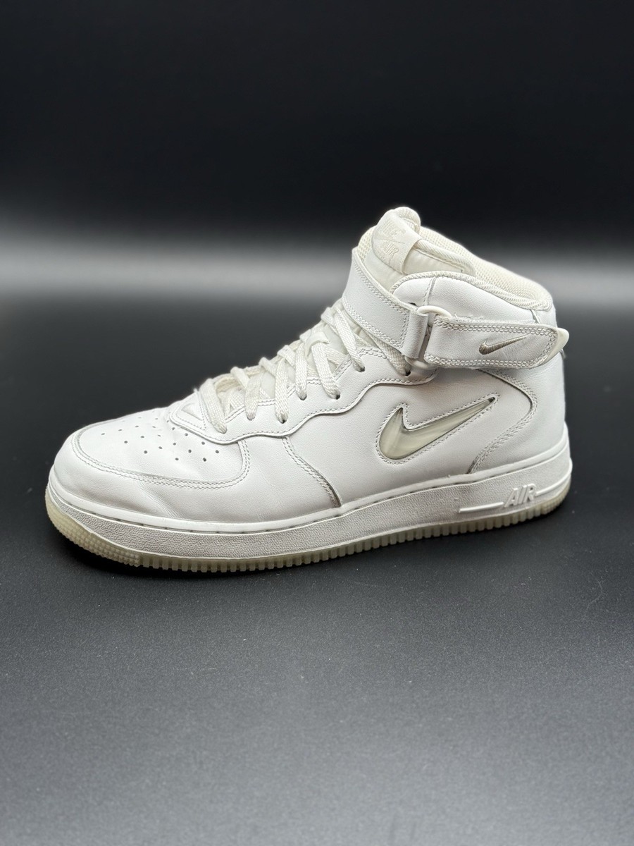 Nike Air Force 1 Mid '07 Mens Sz 10 Summit White Light Bone Sneakers DZ2672-101 | eBay