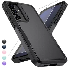 For Samsung Galaxy S25 S25+ S25 Ultra Shockproof Case Anti-Slip Cover+Screen 