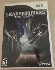 Wii (Nintendo) Transformers The Game Disc, Box & Instruction Booklet 
